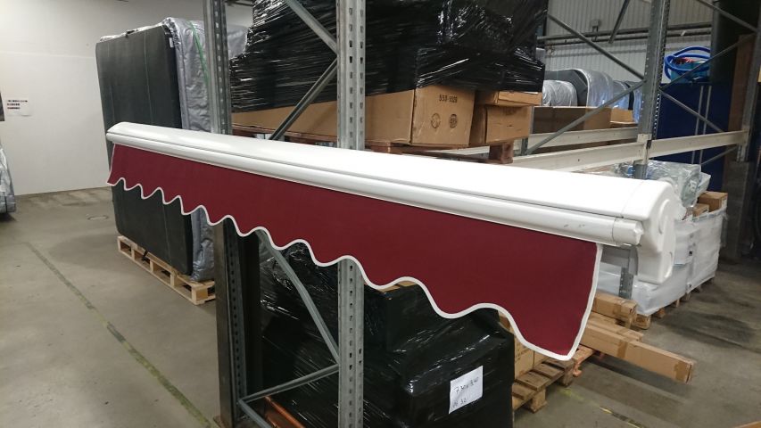 640042-2 Terrassmarkis 3000 mm - vinröd (varuprov med mindre skönhetsfel)