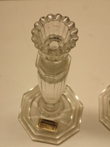 617297-4 Candlesticks Inn crystal