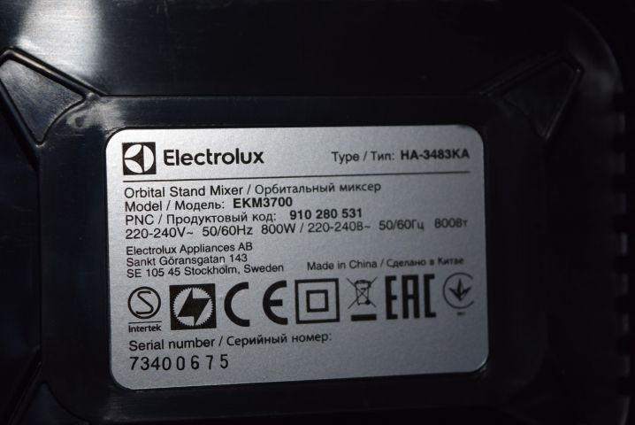 639124-5 Kitchen assistant Electrolux EKM3700 with accessories