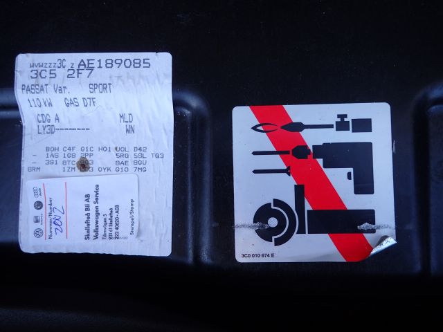 618159-51 VW Passat 1,4 TSI Eco fule -10 Bensin & Gas Reg nr: LNR831