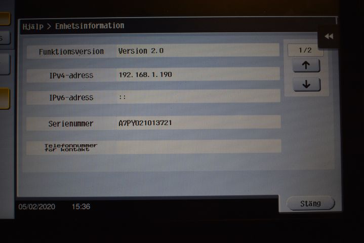 642716-20 Multifunction Printer Konica Minolta Bizhub C308