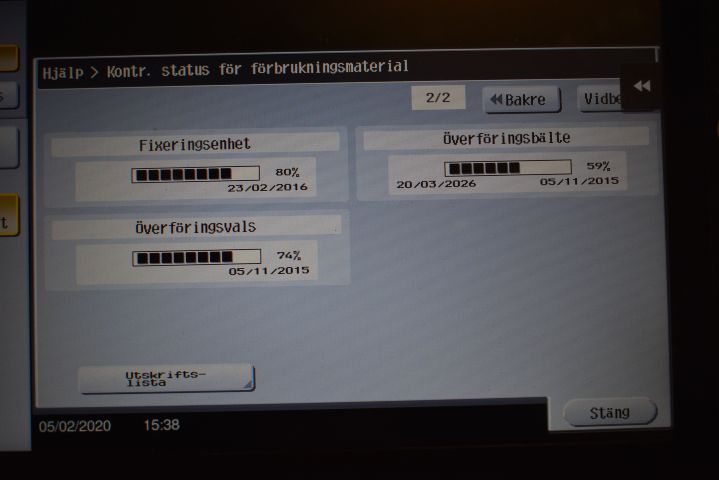 642716-23 Multifunction Printer Konica Minolta Bizhub C308