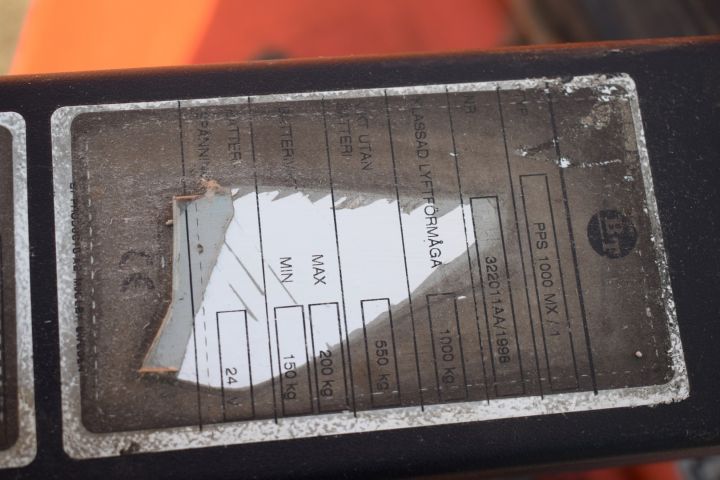 632588-9 Low lifter / truck PPS 1000 MX