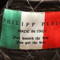 635791-6 Leather jacket Philipp Plein "In the club", size L