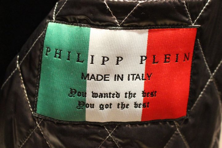635791-6 Leather jacket Philipp Plein "In the club", size L