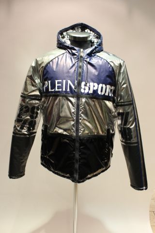 635823-1 Down jacket silver Plein Sport, size XL