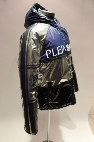 635823-3 Down jacket silver Plein Sport, size XL