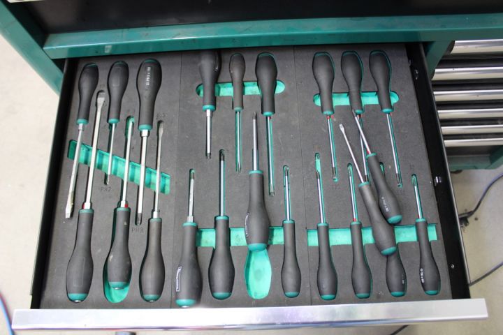 626095-6 Verktygsvagn Kamasa-Tools, med verktyg