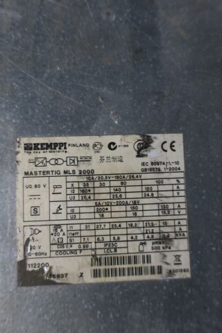 643164-8 Tigsvets Kemppi Mastertig MLS 2000