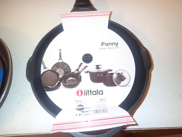 617382-4 Italian grill pan & Hackman frying pan