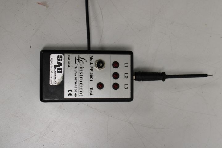 629843-5 Inspektionsutrustning LL Instruments PF2001 med tillbehör