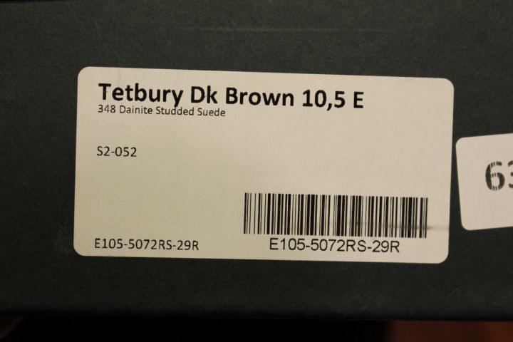 635854-9 Herrskor Crockett & Jones Tetbury DK Brown Dainite Studded Suede, strl 10,5E