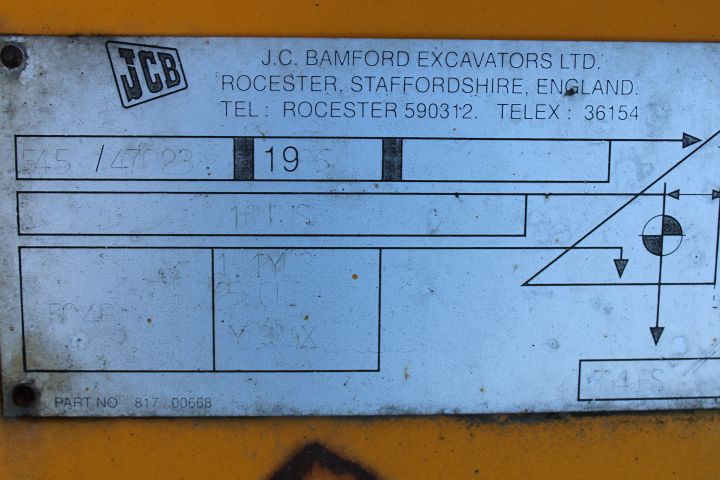 616510-6 Material kick JCB 545 -96