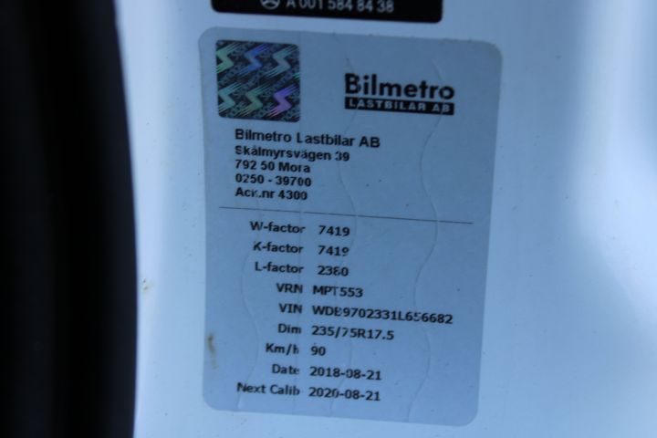 647215-47 Mercedes Benz Atego 918 -12 Reg.no: MPT553 272990km