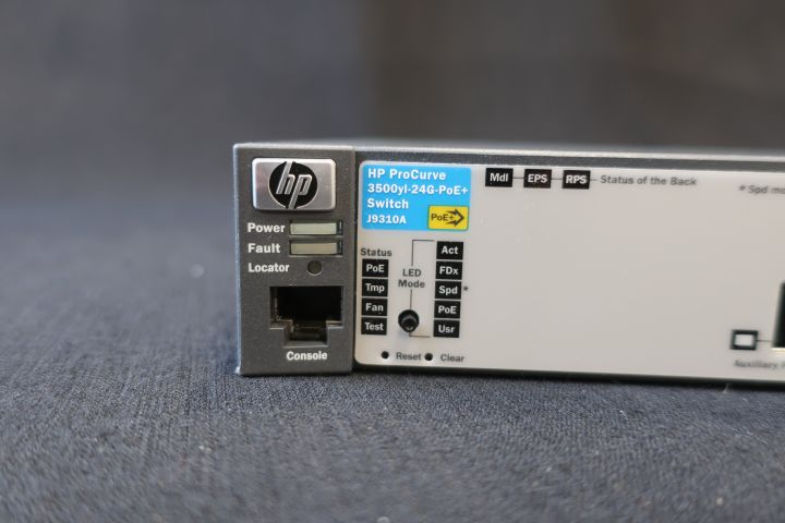 643349-2 HP ProCurve 3500yl-24G-PoE + Network Switch