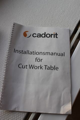 643722-7 Monteringsbord med press Cadorit Cut Work Table 1640