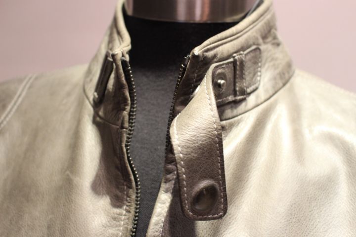 635919-5 Leather jacket Marchless Osborne, size M