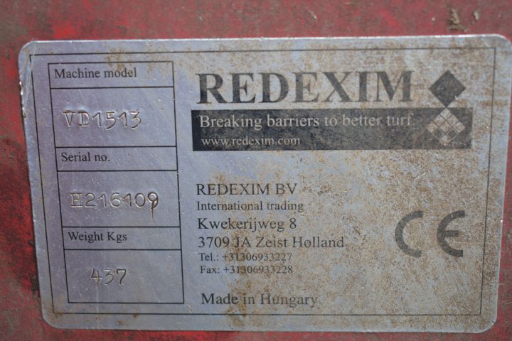 647497-23 Aerators from Redexim - Verti Drain 1513 & Carrier