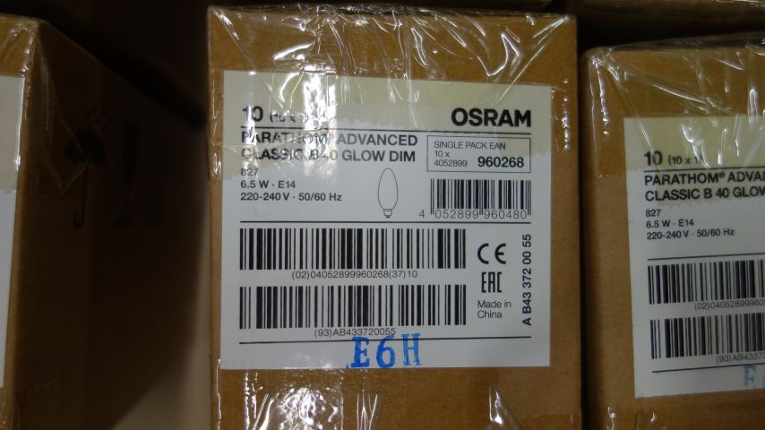 647468-4 40 pcs Osram Parathom Advanced Classic B 40 6.5W E14 - Free shipping