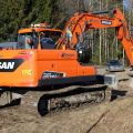 647533-14 Crawler excavator Doosan DX with planer bucket -15 Hours: 2497.2