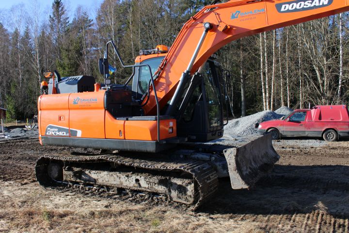 647533-16 Crawler excavator Doosan DX with planer bucket -15 Hours: 2497.2