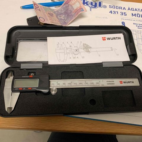 524325-1 Digital caliper Würth 0-150mm