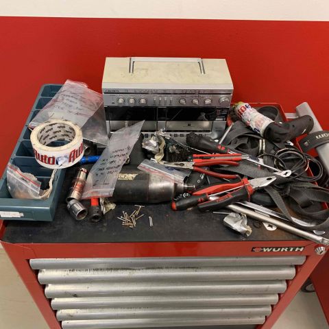 524340-2 Tool trolley Würth with content, mixed tools