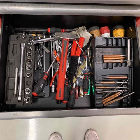 524340-8 Tool trolley Würth with content, mixed tools