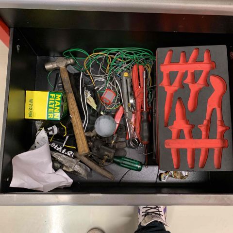 524340-9 Tool trolley Würth with content, mixed tools