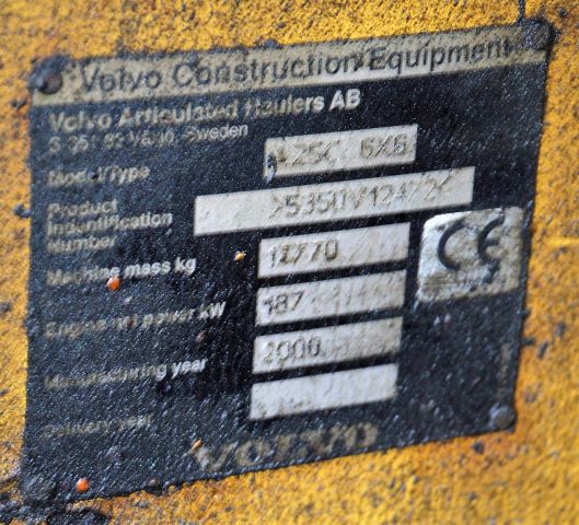 648076-24 Dumper Volvo A 25 C -00 (BKB328)