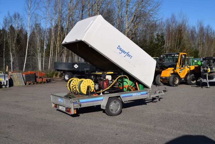 646298-1 Brake tiltable trailer (hot water wash Kärcher HDS 1000 BE) Reko Trailer 900 WT - 2003