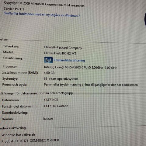 648128-2 Desktop Pro HP Prodesk 400 G2 MT