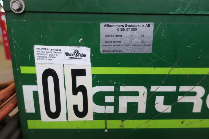 628515-7 Pin welding, Migatronic LDE 400