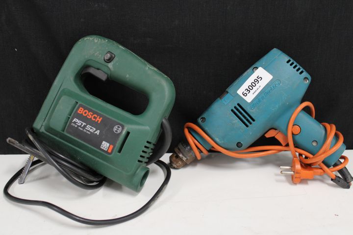 630095-1 Bosch jigsaw and Black & Decker impact drill