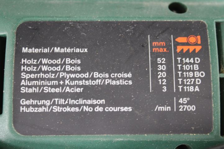 630095-4 Bosch jigsaw and Black & Decker impact drill