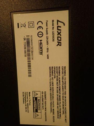 599517-3 TV LUXOR 55 "