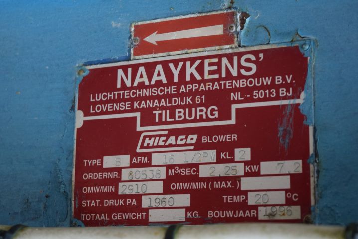 649627-5 Filter Cyclone Chicago Blower