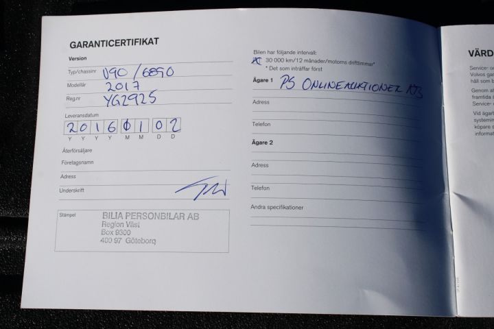 649688-59 Volvo V90 Inscription D4 FWD (13260mil) YGZ 925 -2017