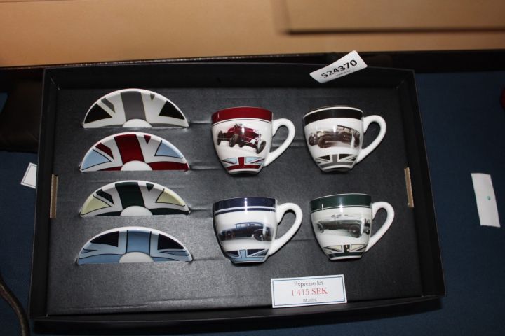 524370-2 Bentley espresso cup set (4 cups with saucers)