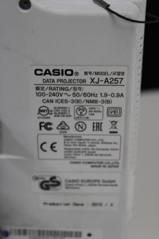 630116-4 LAZER/LED Projector Casio XJ-A257