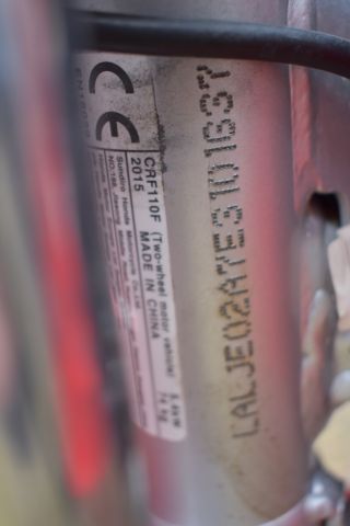 652042-22 Mini cross honda CRF110F, 2015