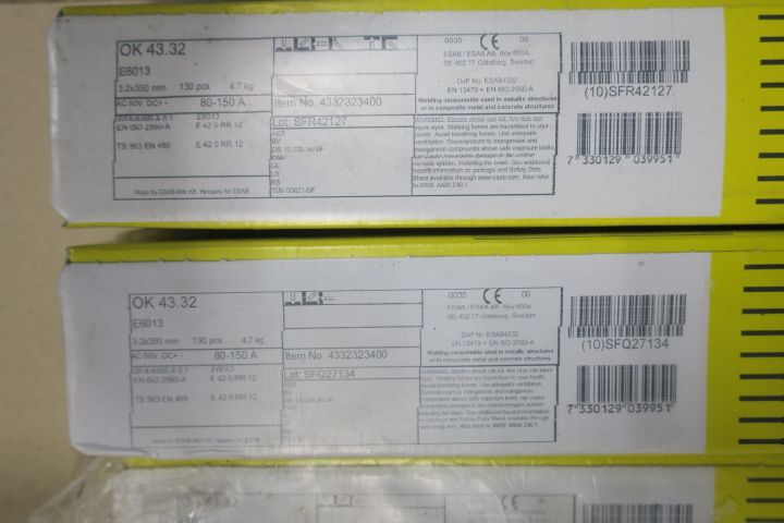 640473-5 Welding electrodes Esab, Filarc and others