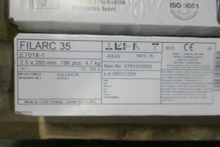 640473-8 Welding electrodes Esab, Filarc and others