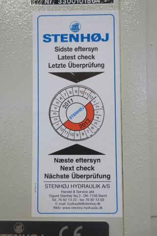 640409-11 Workshop press Stenhøj 502601 40 tons