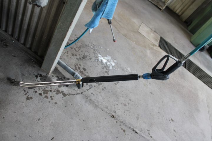 649831-2 Water hose wind Nederman, with washing nozzle