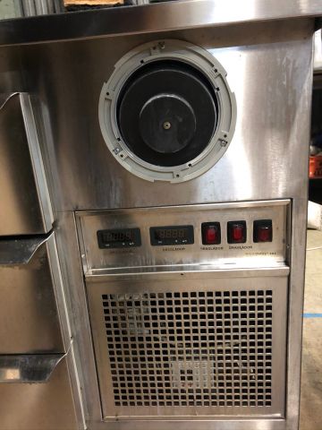 479258-2 Cooling bench / preparation bench Kema Blue Line with 12 drawers