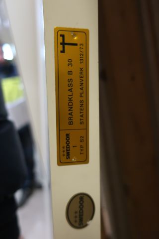 650992-2 Door leaf S2 Sweddor, excluding frame, 10x21