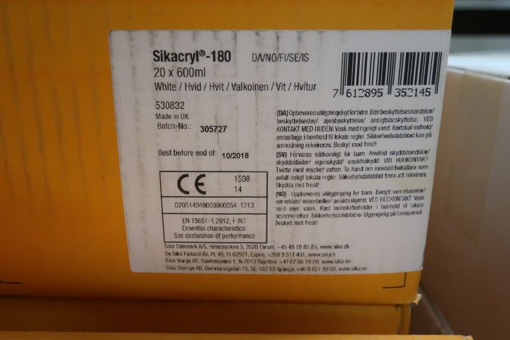 651009-3 Sika Sicaryl 180, 5 cartons