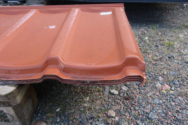 651233-3 Takplåt, Planja Regola röda 4 st, 500x4200