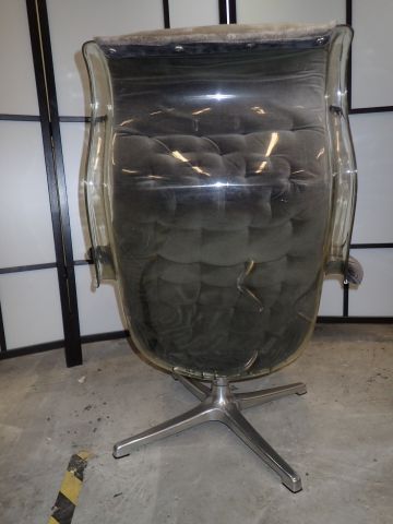 618227-4 Galaxy design armchair in plastic